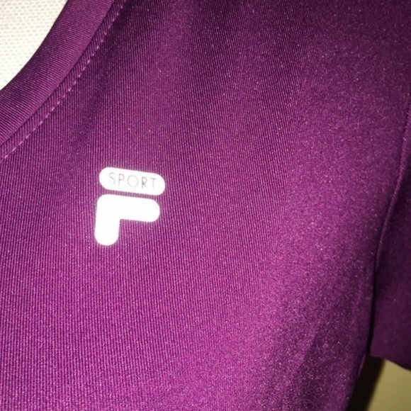 FILA Sport burgundy T- shirt - Picture 2 of 7